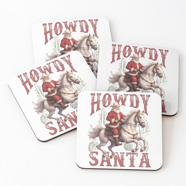 Item preview, Howdy Santa Cowboy Christmas designed and sold by sapnaela.