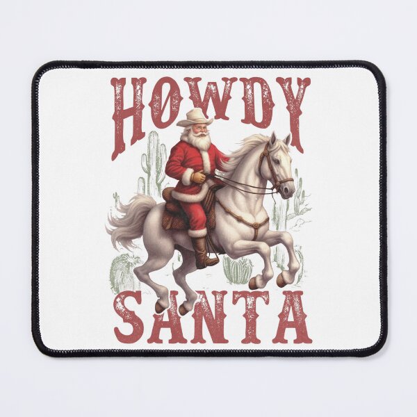 Item preview, Howdy Santa Cowboy Christmas designed and sold by sapnaela.