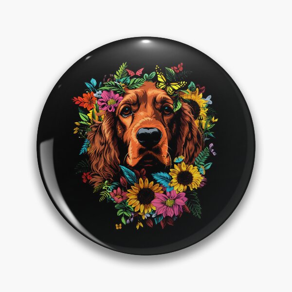 Item preview, Funny Irish Setter Floral Colorful Mom Dad Kids designed and sold by rafaeltto.
