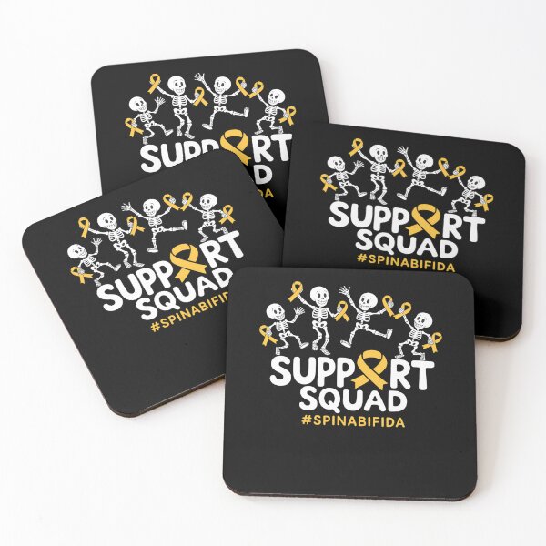 Item preview, Spina Bifida Awareness Skeleton Support Squad Halloween designed and sold by Idarmotar.