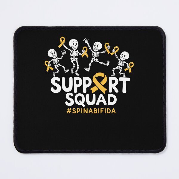 Item preview, Spina Bifida Awareness Skeleton Support Squad Halloween designed and sold by Idarmotar.