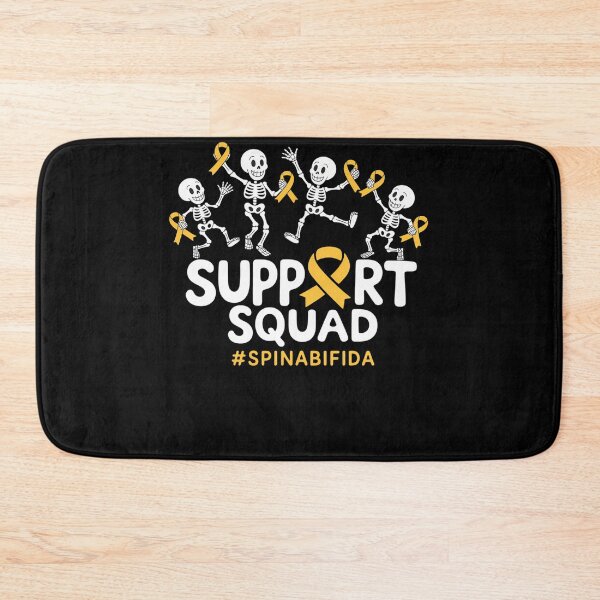 Item preview, Spina Bifida Awareness Skeleton Support Squad Halloween designed and sold by Idarmotar.