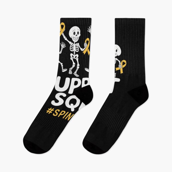 Item preview, Spina Bifida Awareness Skeleton Support Squad Halloween designed and sold by Idarmotar.