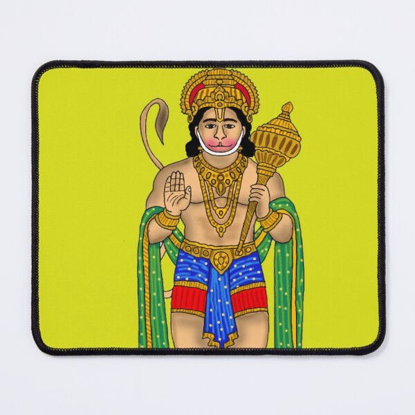 Item preview, Lord Hanuman Art | Bajrangbali Digital Painting | Devotional Hindu Wall Decor designed and sold by Harshit_Digital_Arts.