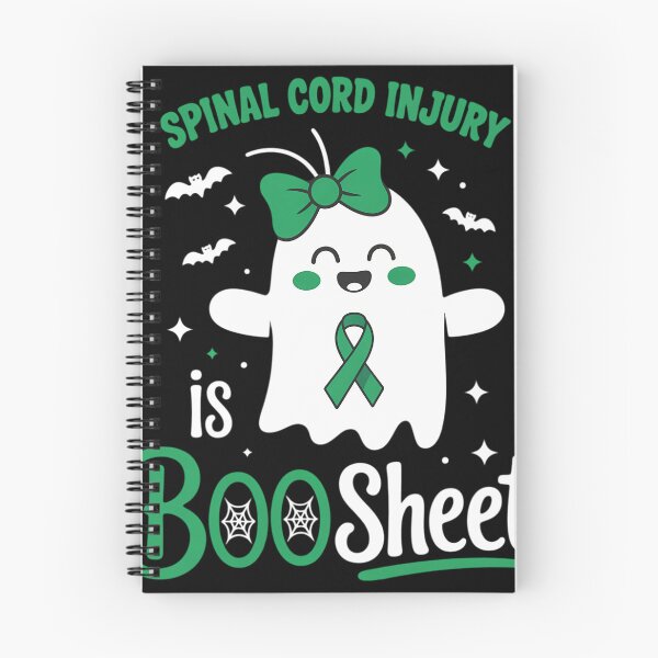 Item preview, Spinal Cord Injury is Boo Sheet Halloween Ghost Green Ribbon designed and sold by Idarmotar.
