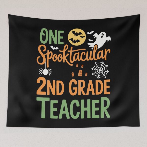 Item preview, Spooktacular 2nd Grade Teacher - Halloween Spooky designed and sold by Idarmotar.