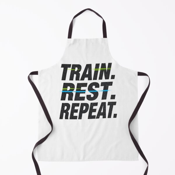 Item preview, Train. Rest. Repeat. – Minimal Motivational Athlete Apparel / Gift designed and sold by endurothreads.