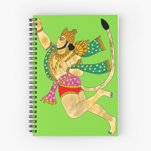 Item preview, Flying Hanuman Artwork | Bajrangbali with Sanjeevani Mountain | Powerful Hindu Wall Decor designed and sold by Harshit_Digital_Arts.