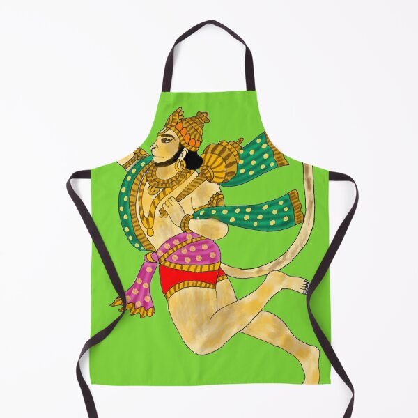 Item preview, Flying Hanuman Artwork | Bajrangbali with Sanjeevani Mountain | Powerful Hindu Wall Decor designed and sold by Harshit_Digital_Arts.