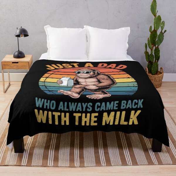 Item preview, Just a Dad Who Always Came Back with the Milk - Funny Gorilla Dad Design designed and sold by Gogetgiggles.