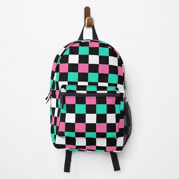 Item preview, Hot Pink and Seafoam Checker Pattern designed and sold by BeJolley.