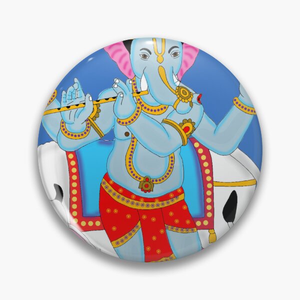 Item preview, Lord Ganesha Artwork | Hindu Elephant God Illustration | Spiritual Wall Decor designed and sold by Harshit_Digital_Arts.