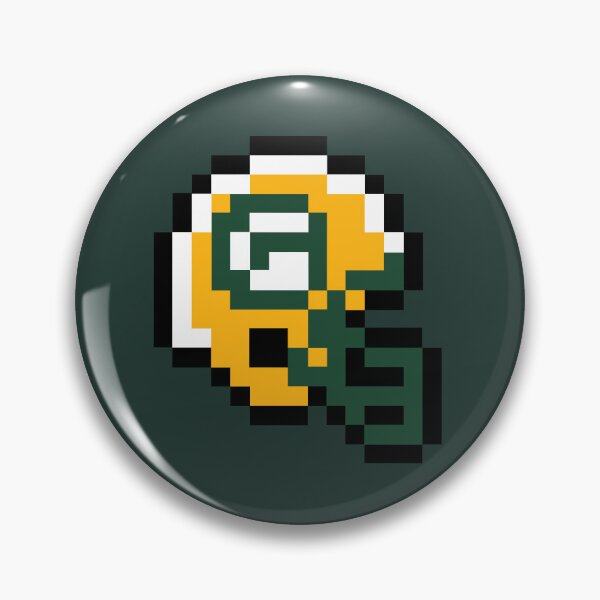 Item preview, Green Bay - 8-Bit Helmet  designed and sold by Hair-brained  Haberdasher.