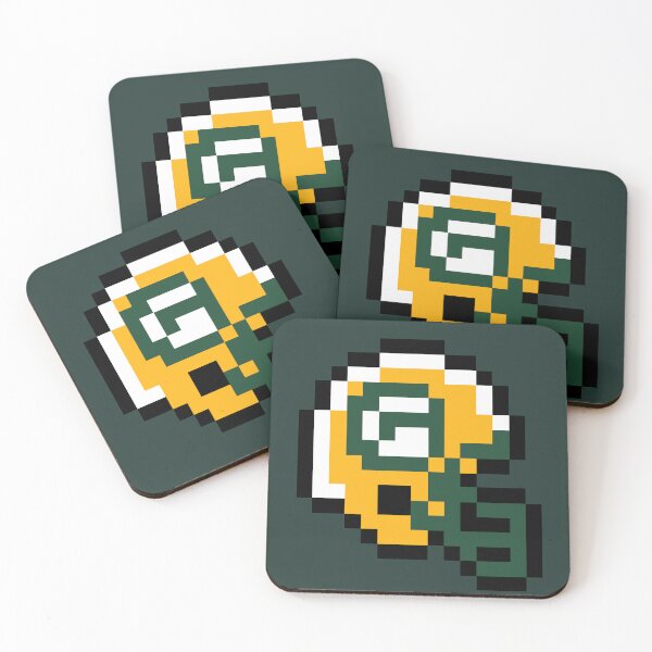 Item preview, Green Bay - 8-Bit Helmet  designed and sold by Hair-brained  Haberdasher.