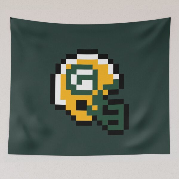 Item preview, Green Bay - 8-Bit Helmet  designed and sold by Hair-brained  Haberdasher.