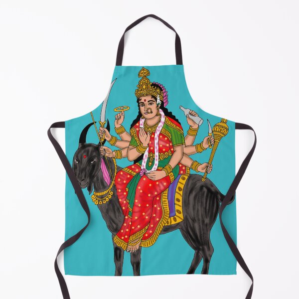 Item preview, Meldi Goddess Artwork | Hindu Devi Illustration | Spiritual Wall Decor designed and sold by Harshit_Digital_Arts.