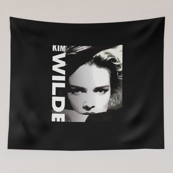 Item preview, black and white kim wilde designed and sold by Andrewgerkenn.