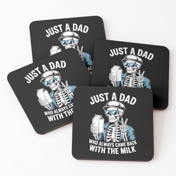 Item preview, Just a Dad Who Always Came Back with the Milk - Funny Skeleton Dad Design designed and sold by Gogetgiggles.