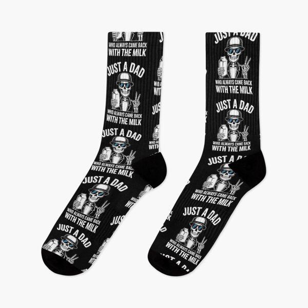 Item preview, Just a Dad Who Always Came Back with the Milk - Funny Skeleton Dad Design designed and sold by Gogetgiggles.