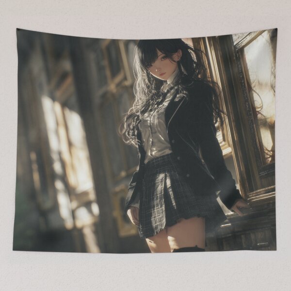 Item preview, Dark Academia Anime Girl designed and sold by Chris349.