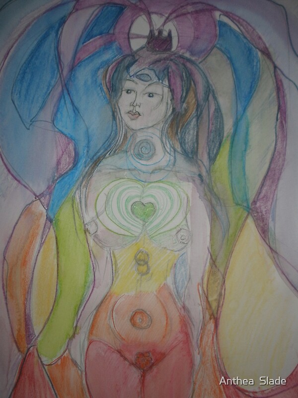 Chakra Goddess By Anthea Slade Redbubble