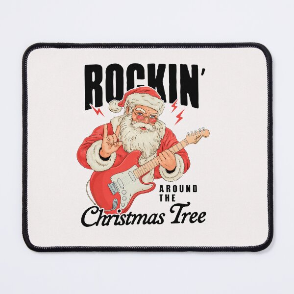 Item preview, Rock’n Roll Santa Electric Guitar Christmas Design designed and sold by TalalosART.