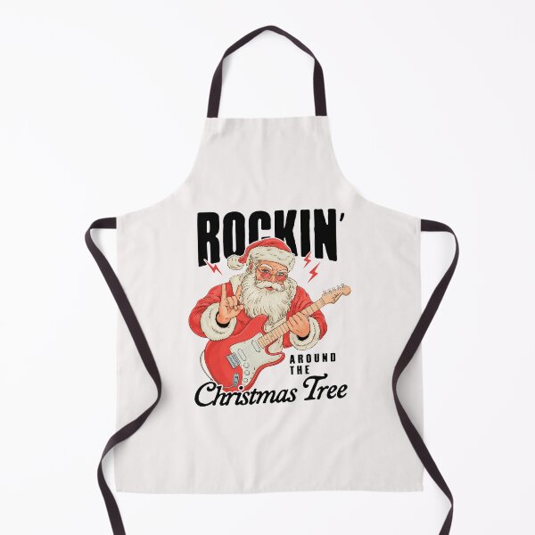 Item preview, Rock’n Roll Santa Electric Guitar Christmas Design designed and sold by TalalosART.