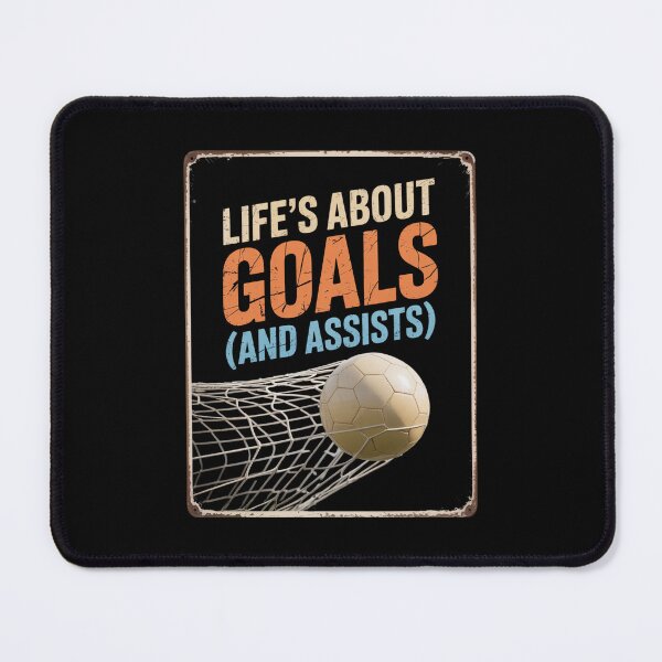 Item preview, Life’s About Goals And Assists - Fun Football Design for Soccer Lovers designed and sold by Gogetgiggles.
