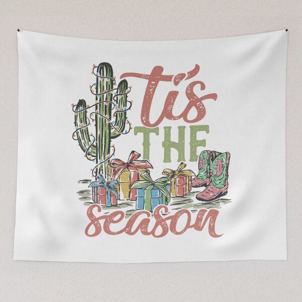 Item preview, Western Christmas Cactus Holiday Vibes designed and sold by sapnaela.