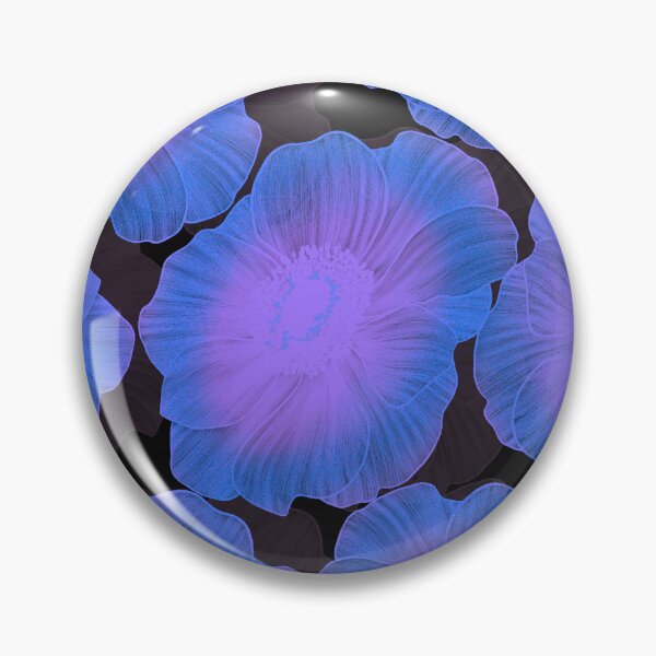 Artikelvorschau, Blaue lila Blume entworfen und verkauft von Beautyheavenart.