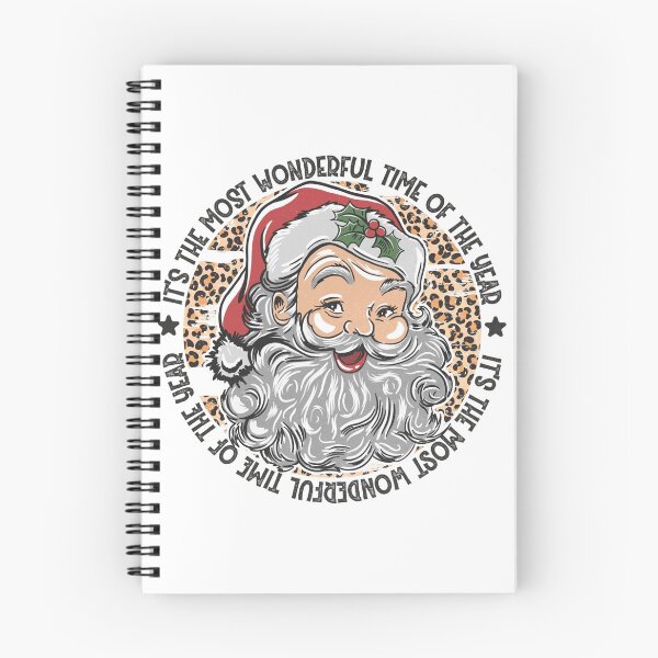 Item preview, Retro Santa Leopard Print Christmas Cheer designed and sold by sapnaela.