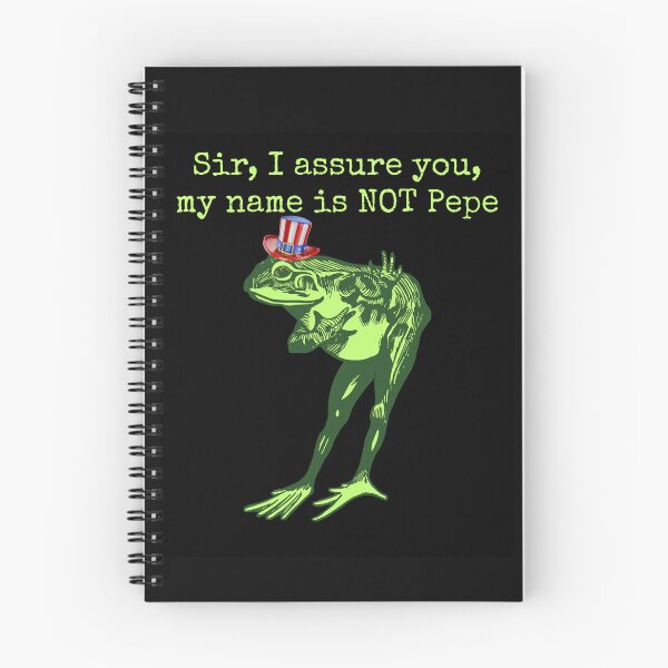 Artikelvorschau, Mein Name ist nicht Pepe Save Democracy Frog Protest Design entworfen und verkauft von EarthArtDesigns.