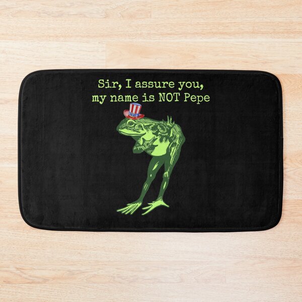 Item preview, My Name Is Not Pepe Save Democracy Frog Protest Design designed and sold by EarthArtDesigns.