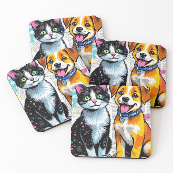 Item preview, Cat and dog designed and sold by JLeonardoArt.