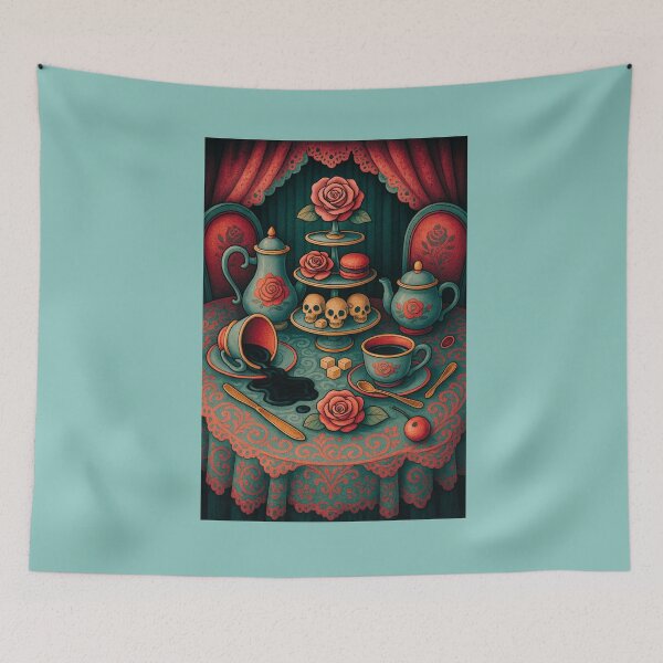 Item preview, Sinister Tea Party designed and sold by Alibi & Ink.