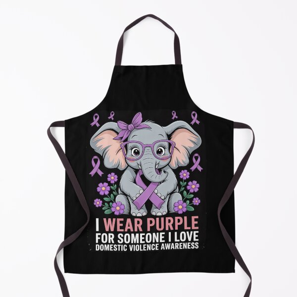 Item preview, Domestic Violence Awareness Cute Elephant Support designed and sold by RansomFlatley.