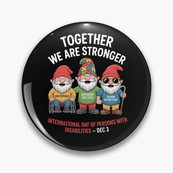 Item preview, Together We Are Stronger – Celebrate Disability Inclusion on International Day of Persons with Disabilities – Empowerment Through Diversity on December 3 designed and sold by Self Love Studio.