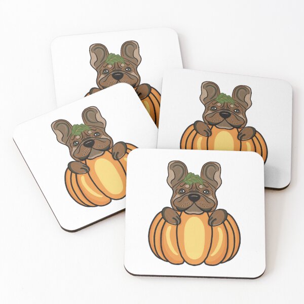 Item preview, Pumpkin Frenchie designed and sold by MusingsArtDesigns.