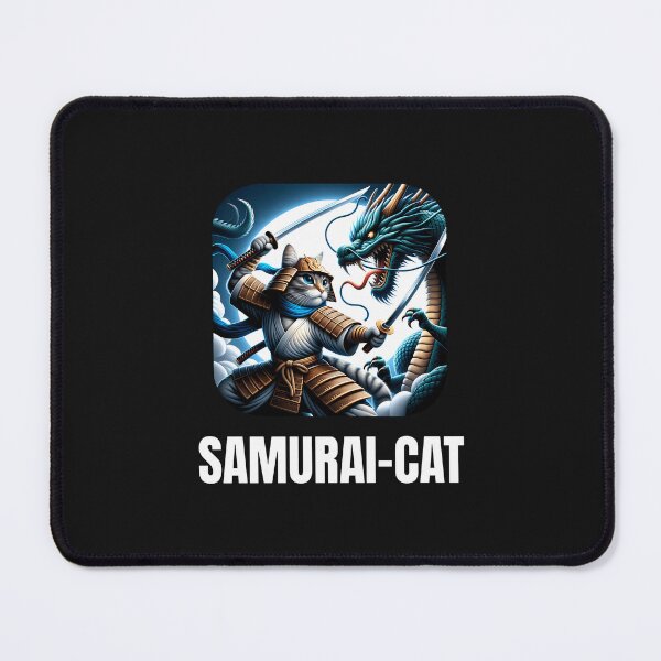 Item preview, Samurai Cat Dragon designed and sold by cawtoon.
