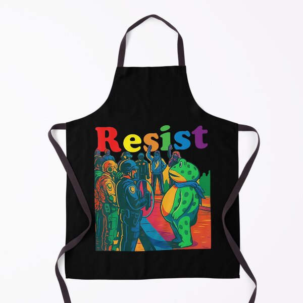 Item preview, Frogs Resist Portland Frog Protest Vintage Activist Freedom designed and sold by RosellaBalistre.