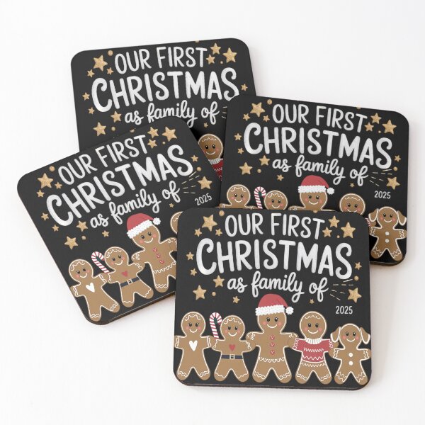 Item preview, OUR FIRST CHRISTMAS as family of 2025 designed and sold by VladoZork.