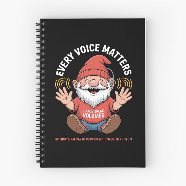 Item preview, Every Voice Matters – Celebrating Sign Language and Communication Diversity on International Day of Persons with Disabilities – Hands Speak Volumes – December 3 Inclusion Gnome Design designed and sold by Self Love Studio.