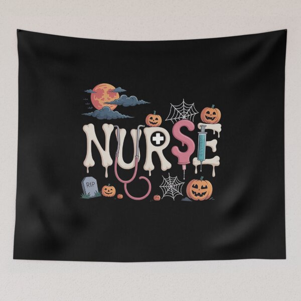Item preview, Pediatrics Nurse Halloween Pumpkin Cute designed and sold by VladoZork.