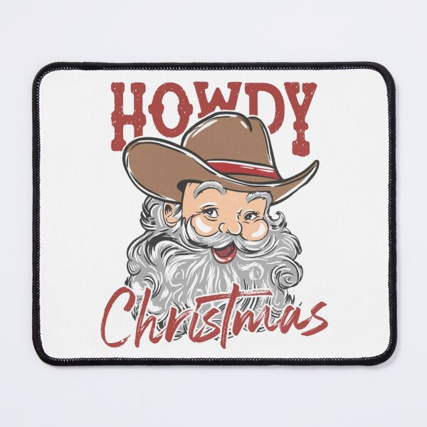 Item preview, Howdy Christmas Western Santa Claus designed and sold by sapnaela.