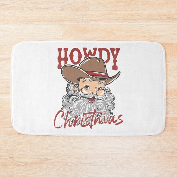 Item preview, Howdy Christmas Western Santa Claus designed and sold by sapnaela.