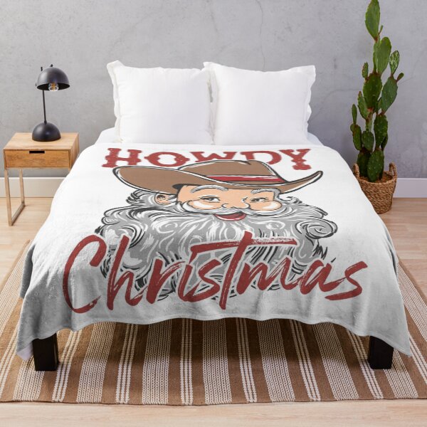 Item preview, Howdy Christmas Western Santa Claus designed and sold by sapnaela.