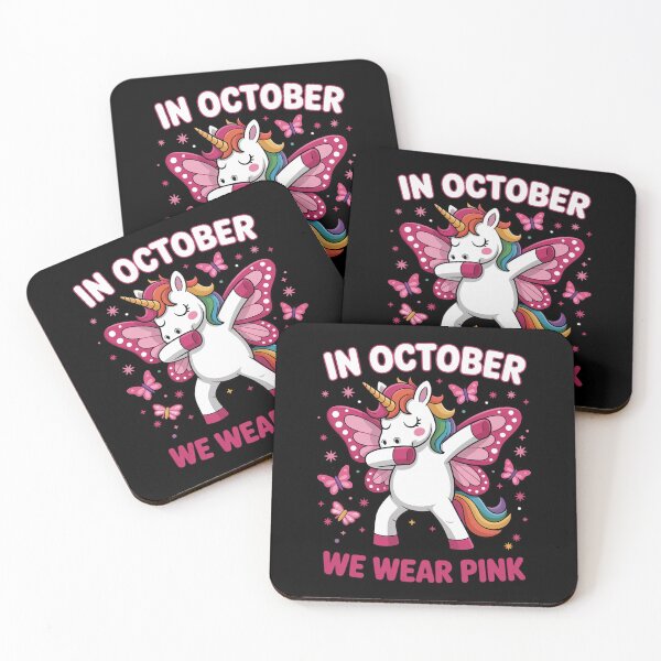 Item preview, Cute unicorn lovers breast cancer awareness designed and sold by AmparoBoyle.