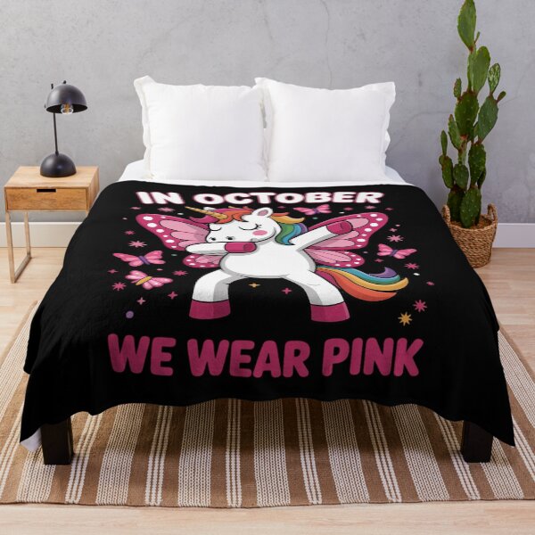 Item preview, Cute unicorn lovers breast cancer awareness designed and sold by AmparoBoyle.