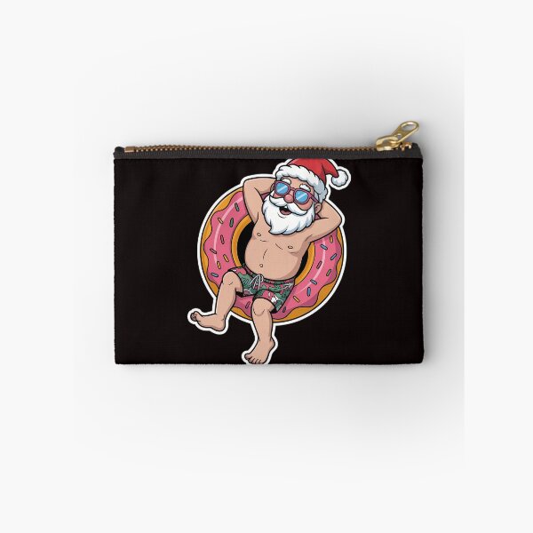 Item preview, Summer Christmas in July Tropical Santa On Pool Summer Santa designed and sold by petrichorsworld.