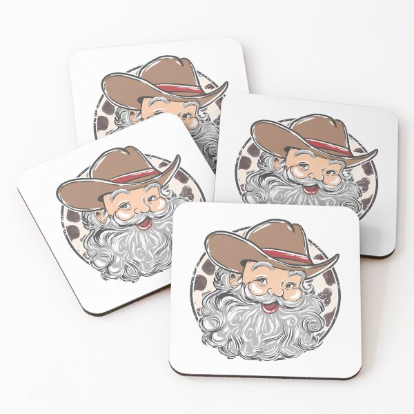 Item preview, Cowboy Santa Retro Western Christmas designed and sold by sapnaela.